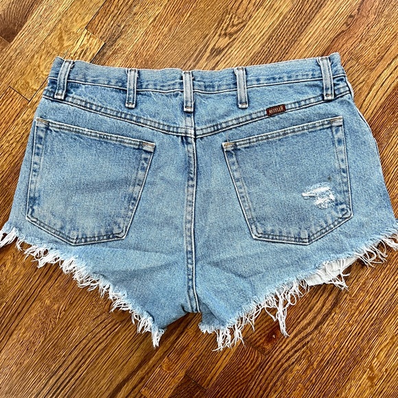 Women’s Vintage Cut off denim shorts. Size men 34 - Picture 2 of 3